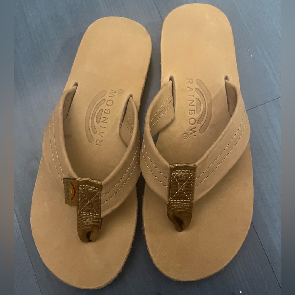 Rainbow Women’s Classic Tan Leather Sandal